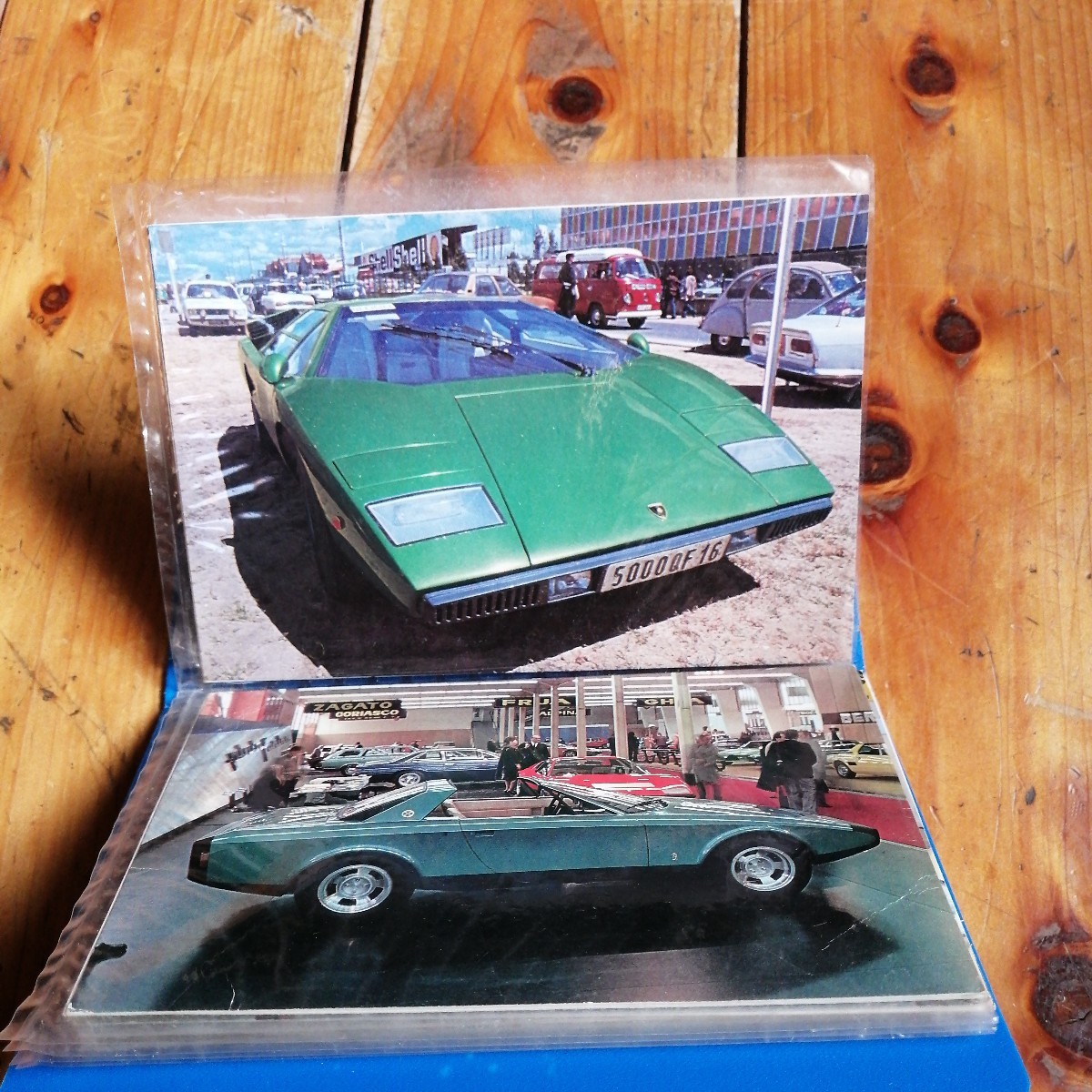 世界の名車アルバム　スーパーカーカード20枚　約10cmx15cm 昭和レトロ　当事もの_画像6