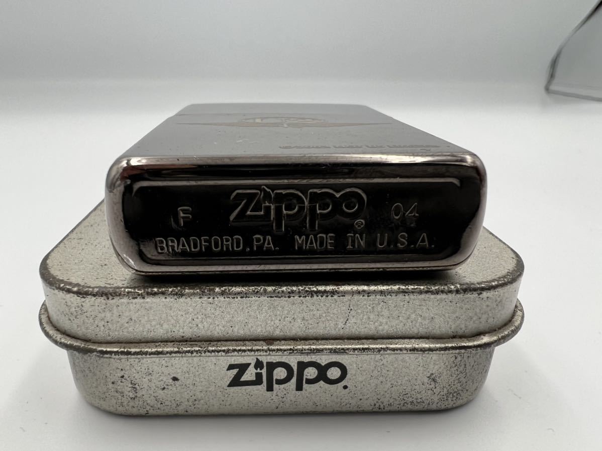 ZIPPO ジッポー オイルライター 2002年U2 ウイングロゴ/喫煙具/コレクション　箱有り_画像5