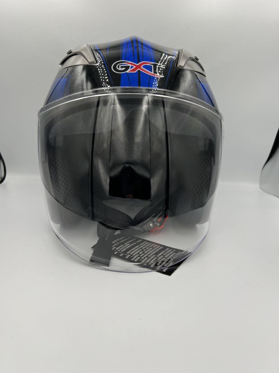 高品質 GXT708ダブルシールドヘルメット ジェットヘルメットPSCマーク付き 男女兼用 61-62_画像2