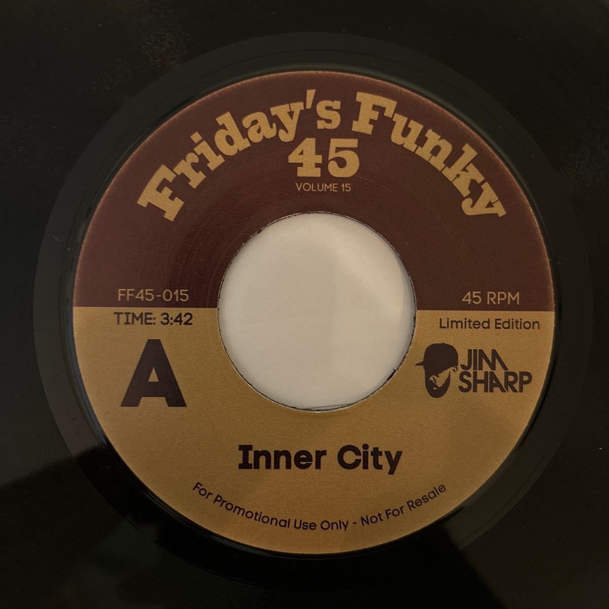  INNER CITY JIM SHARP / NICK BIKE FRIDAY'S FUNKY 45_画像1