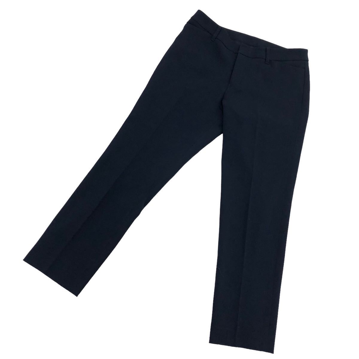 S169 AMACAa мака брюки конические брюки низ слаксы женский 40 темно-синий темно-синий 