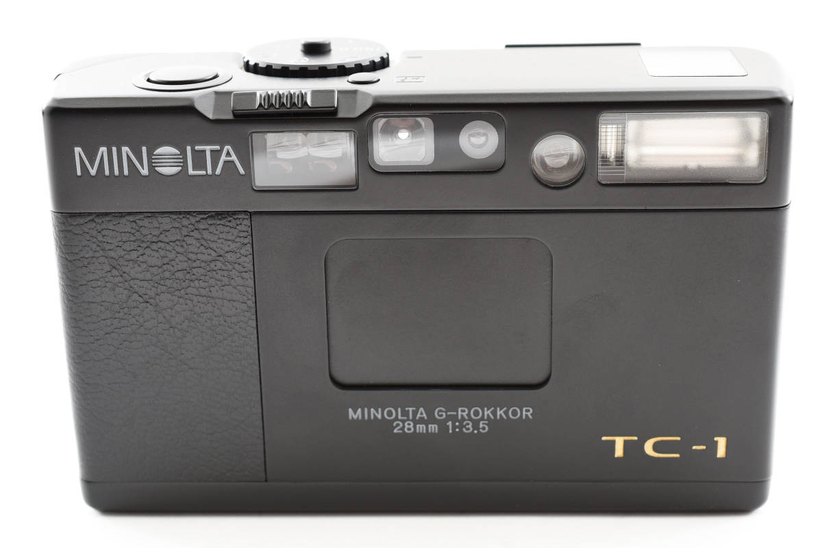 [ almost unused?] worldwide limitation 2500 pcs rare Minolta Minolta TC-1 70th ANNIVERSARY Limited Black origin box attaching 