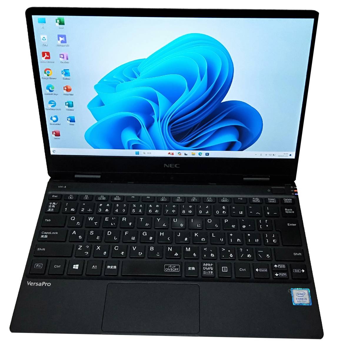 ★【驚速 NEC VH-4 i5-8200Y 1.30GHz x4+8GB+SSD128GB 12.8インチノートPC】Win11+Office2021 Pro/HDMI/WEBカメラ■D012609の画像1