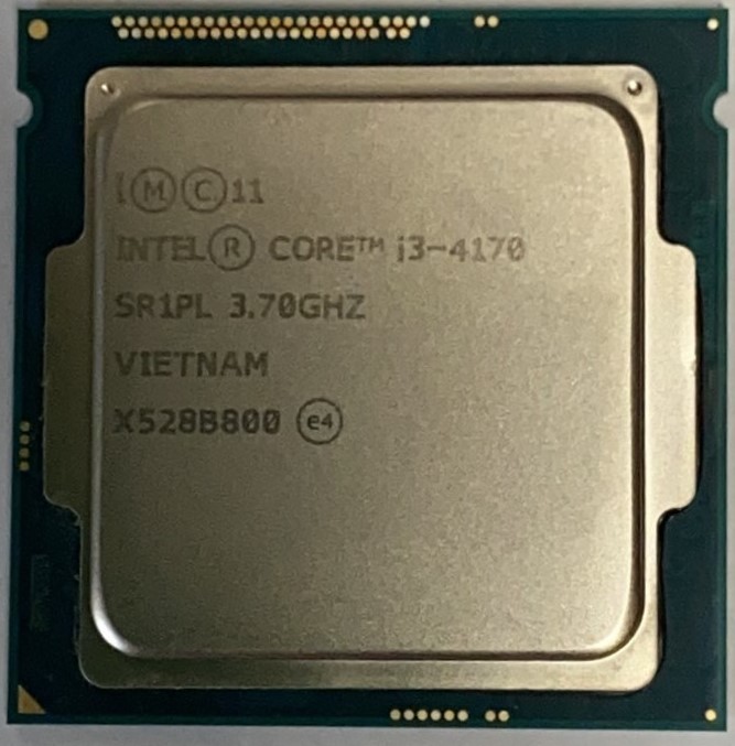 【中古パーツ】複数購入可 CPU Intel Core i3 4170 3.70GHz SR1PL Socket LGA1150 2コア4スレッド 動作品 デスクトップ用_画像2