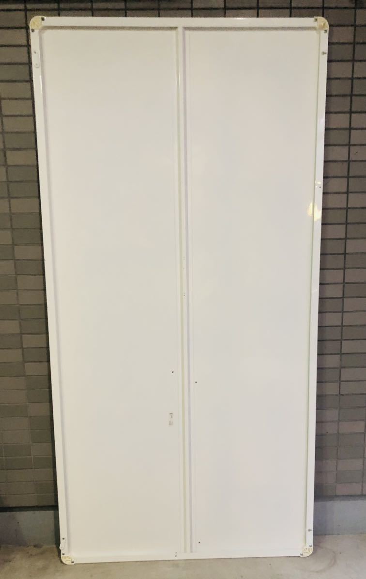 white board ( iron plate ) partition kitchen panel 3×6 shaku (90×180.) extra-large hook attaching pick up welcome Osaka city with translation 