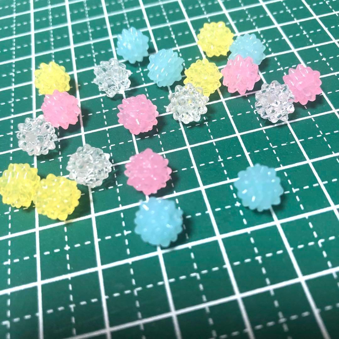 金平糖　パーツ　ビーズ　レジン　ハンドメイド　アクセサリー　手作り　オリジナル