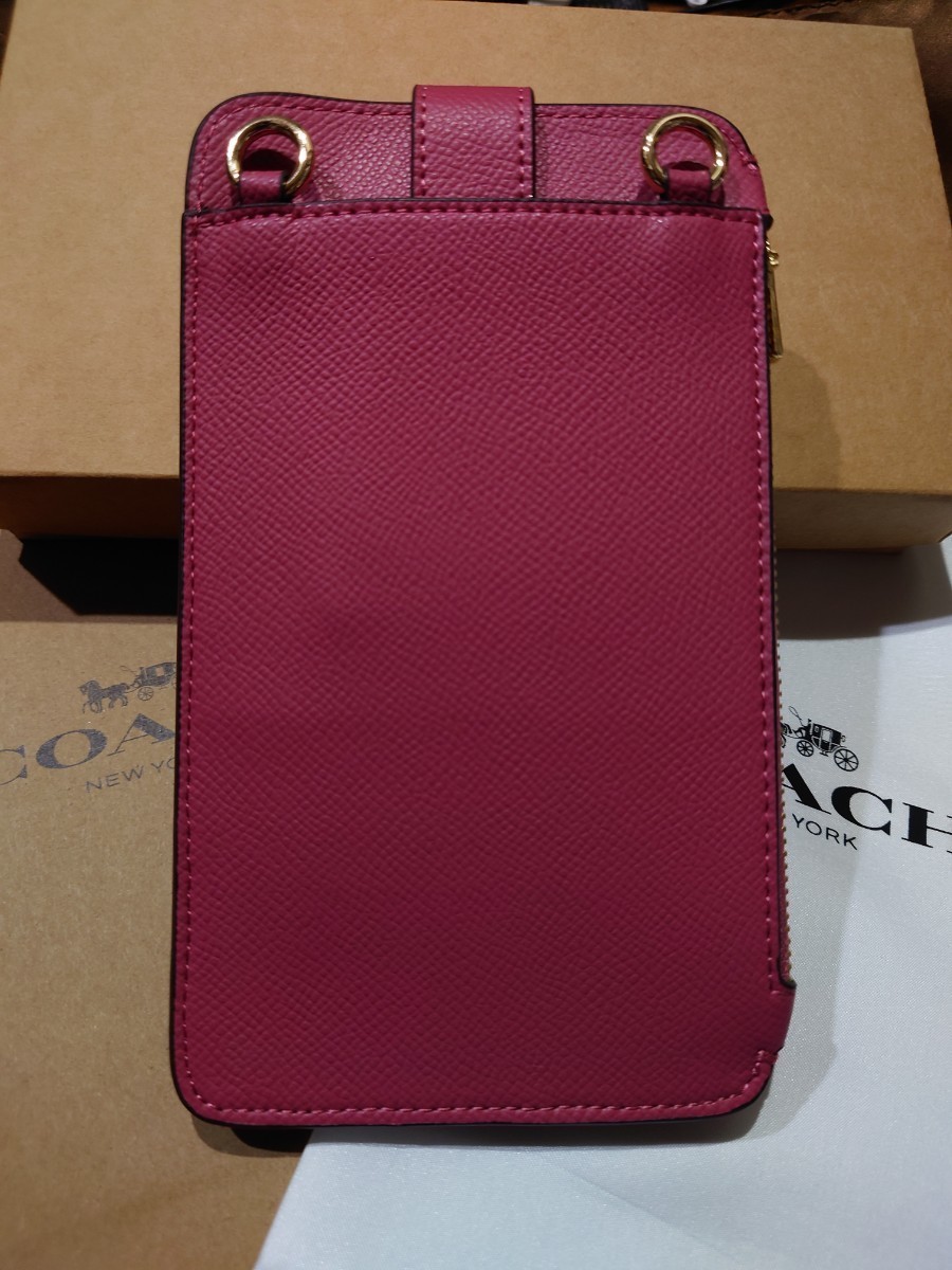 【1スタ】C-111 新品未使用 COACH スマホショルダー_画像3