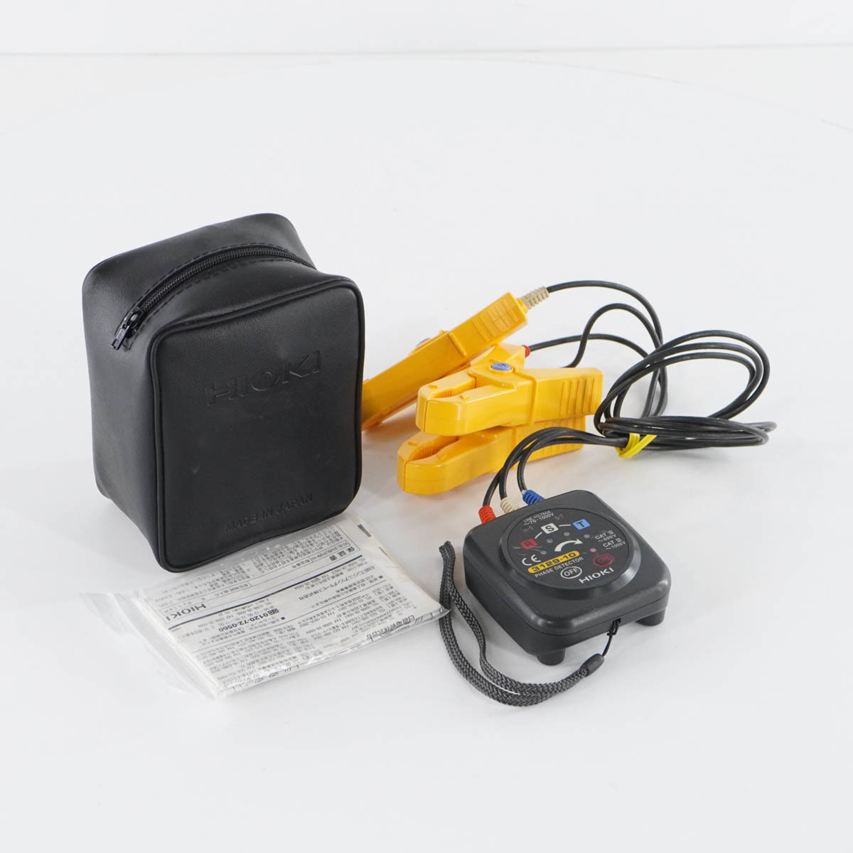 [DW] 8日保証 11台入荷 3129-10 HIOKI 日置 PHASE DETECTOR 検相器 取扱説明書[05433-0019]_画像1