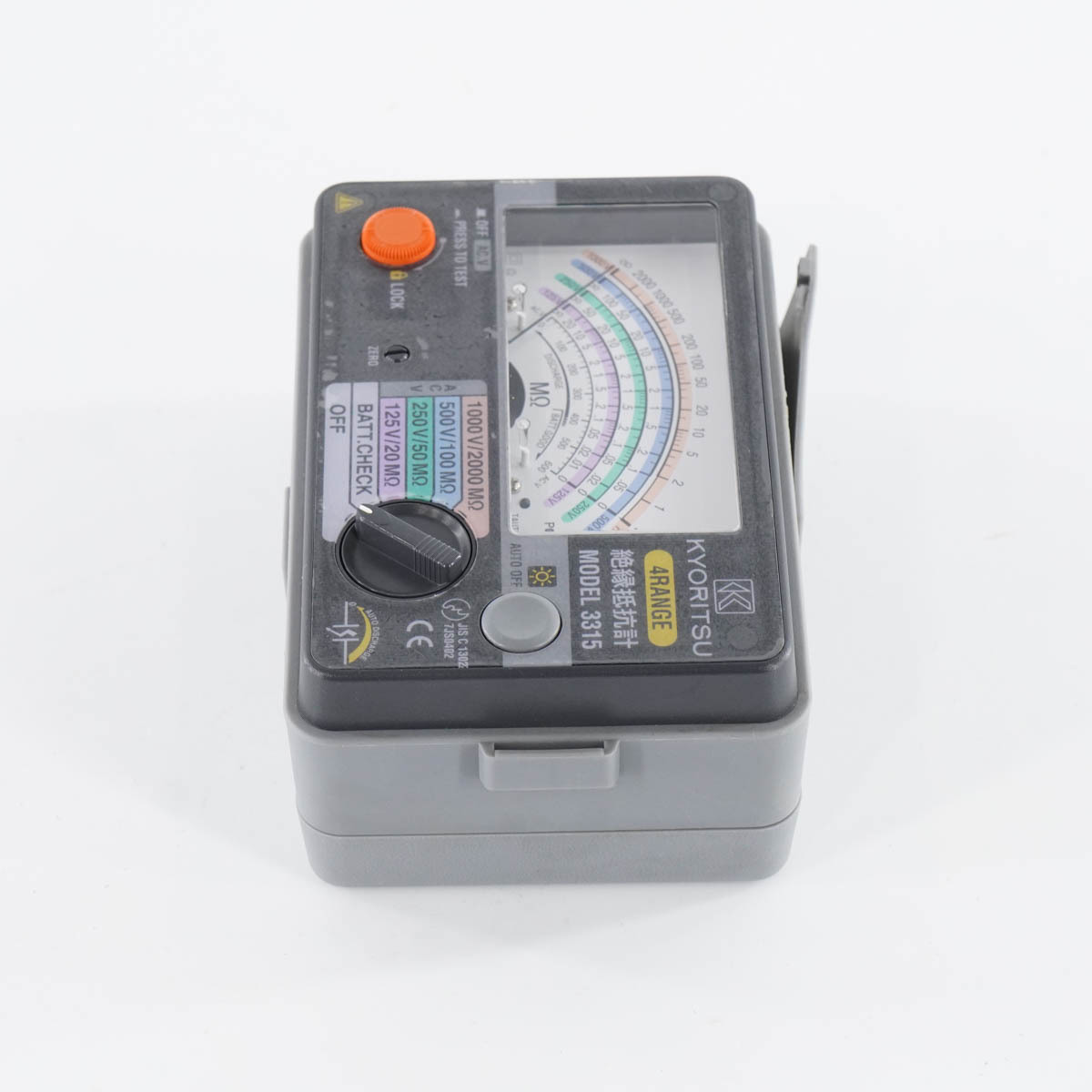 [DW] 8日保証 3315 KYORITSU 共立電気計器 4RANGE INSULATION TESTER 絶縁抵抗計[05184-0430]_画像6