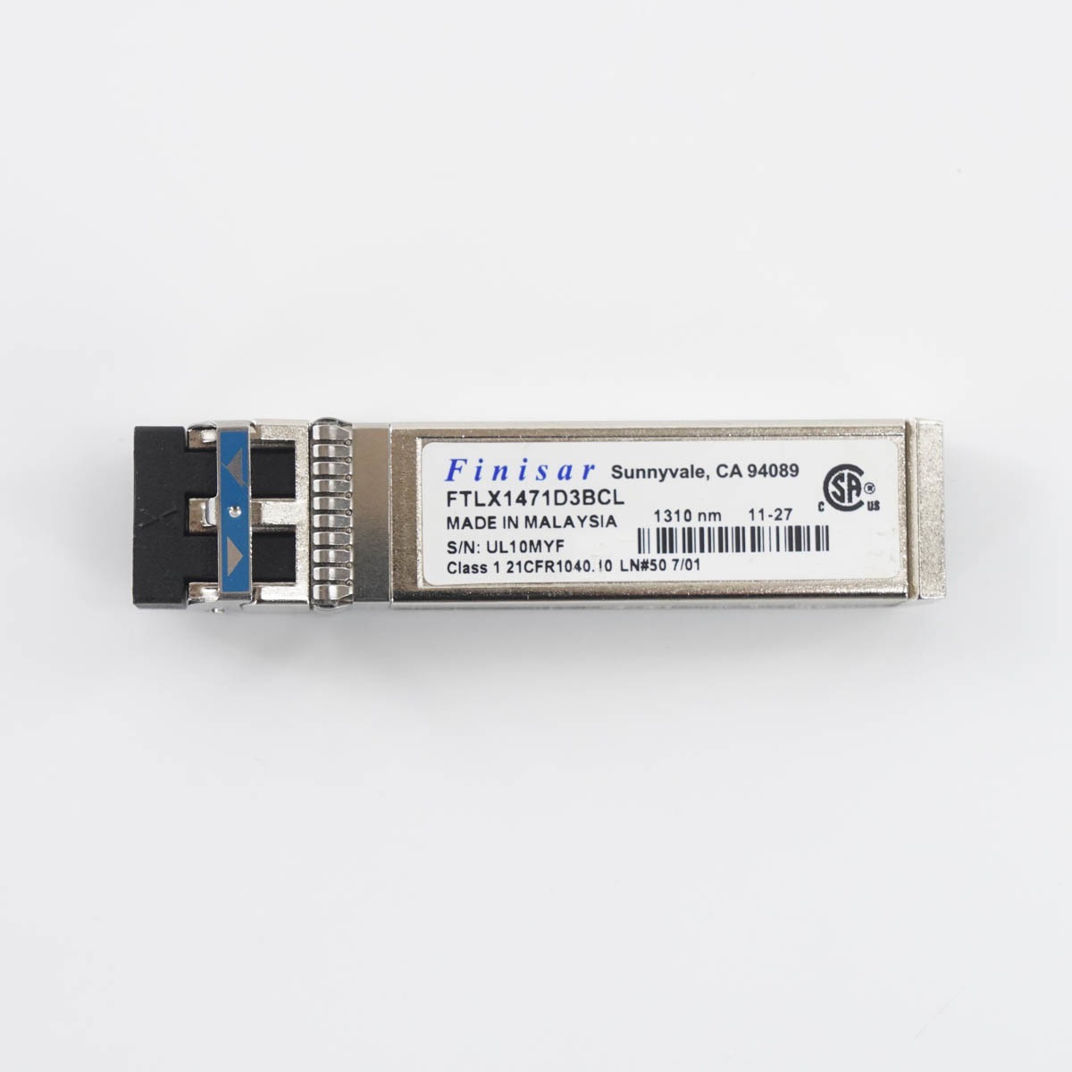 [DW] 8日保証 セット AFCT-701SDZ FTLX1471D3BCL ACC-6051A Spirent AVAGO Finisar 1310nm SFP+トランシーバモジュール[05432-0766]の画像7