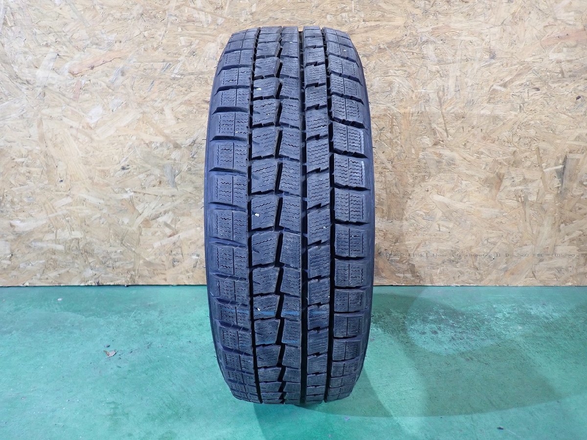 RK1835【送料無料195/55R16】1本 ダンロップ ウィンターマックス 01 WM01 中古スタッドレス キューブ ノートなどに ≪即決≫_画像1