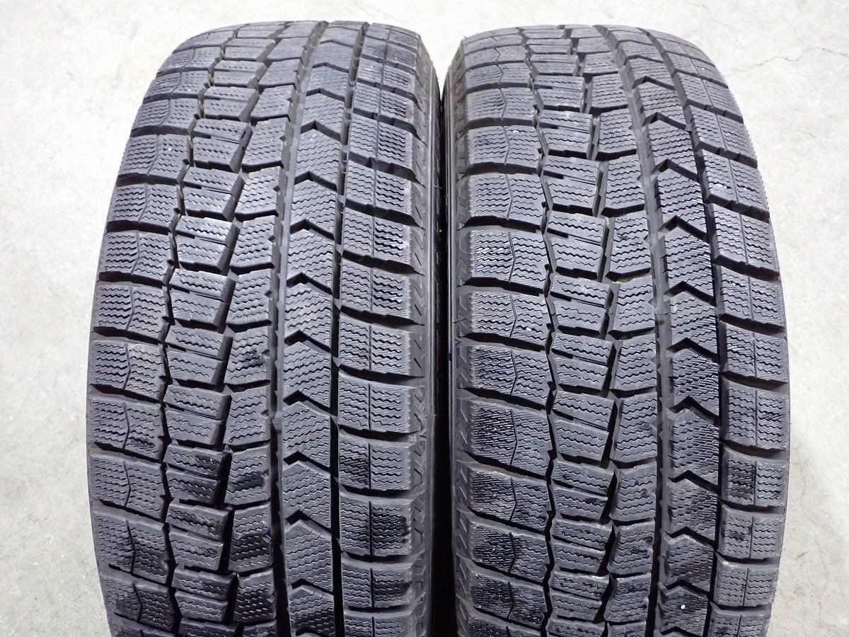 YS5742【送料無料205/55R16】ゴルフ ゴルフトゥーラン等に ダンロップ 中古スタッドレスセット ■16×6.5J 112/5H ET45■≪即決≫_画像5