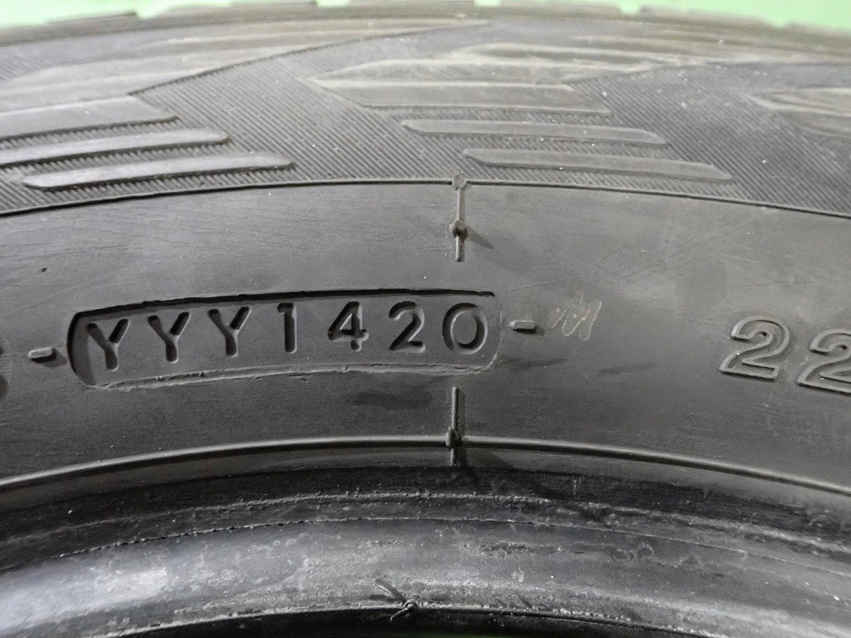 RK2000【送料無料225/65R17】1本 ヨコハマ ジオランダー G075 中古スタッドレスタイヤ 2020年《即決あり》_画像7