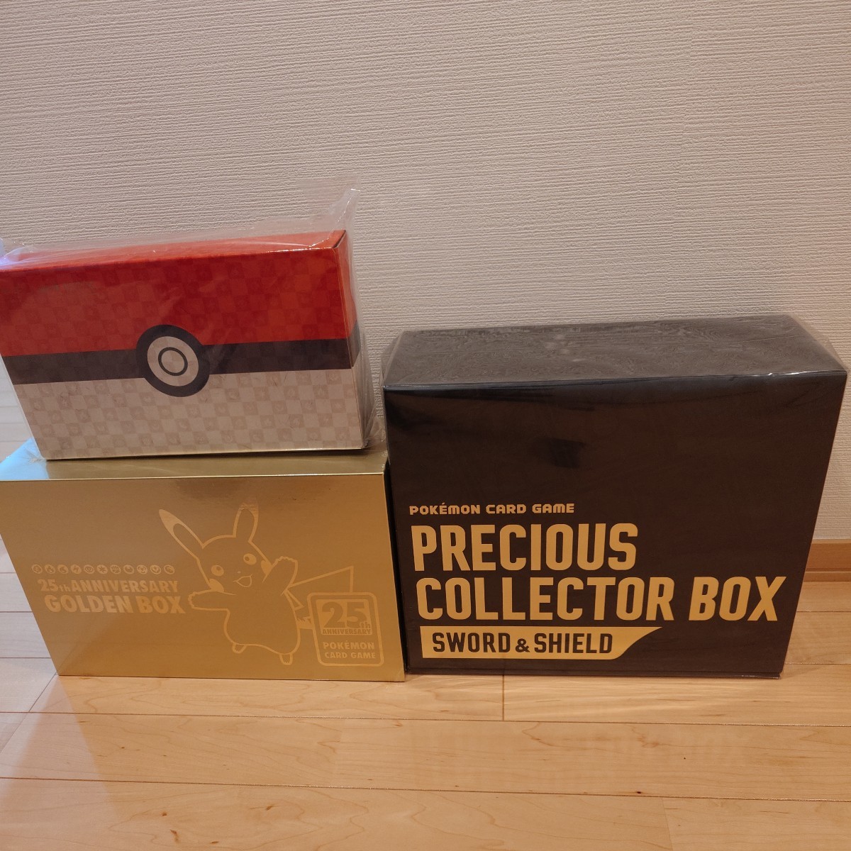 ポケカ新品未開封セット 25thゴールデンBOX プレシャスコレクターBOX