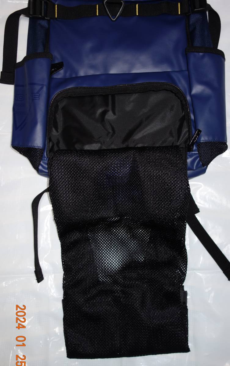  half-price free shipping new goods and1 square backpack basketball mesh bag and 1 navy yellow water-repellent rucksack 