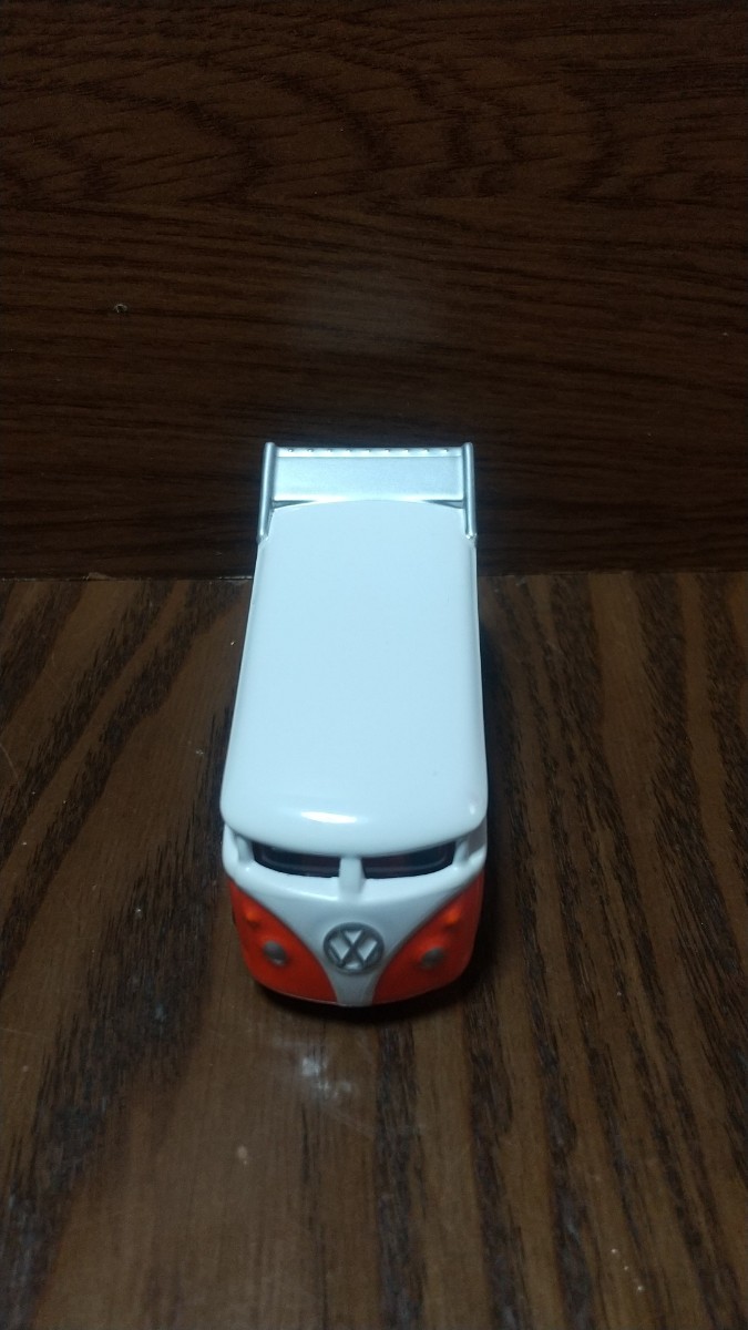 HotWHeels VW BUS Volkswagen フォルクスワーゲン バス ホワイトxオレンジ_画像4