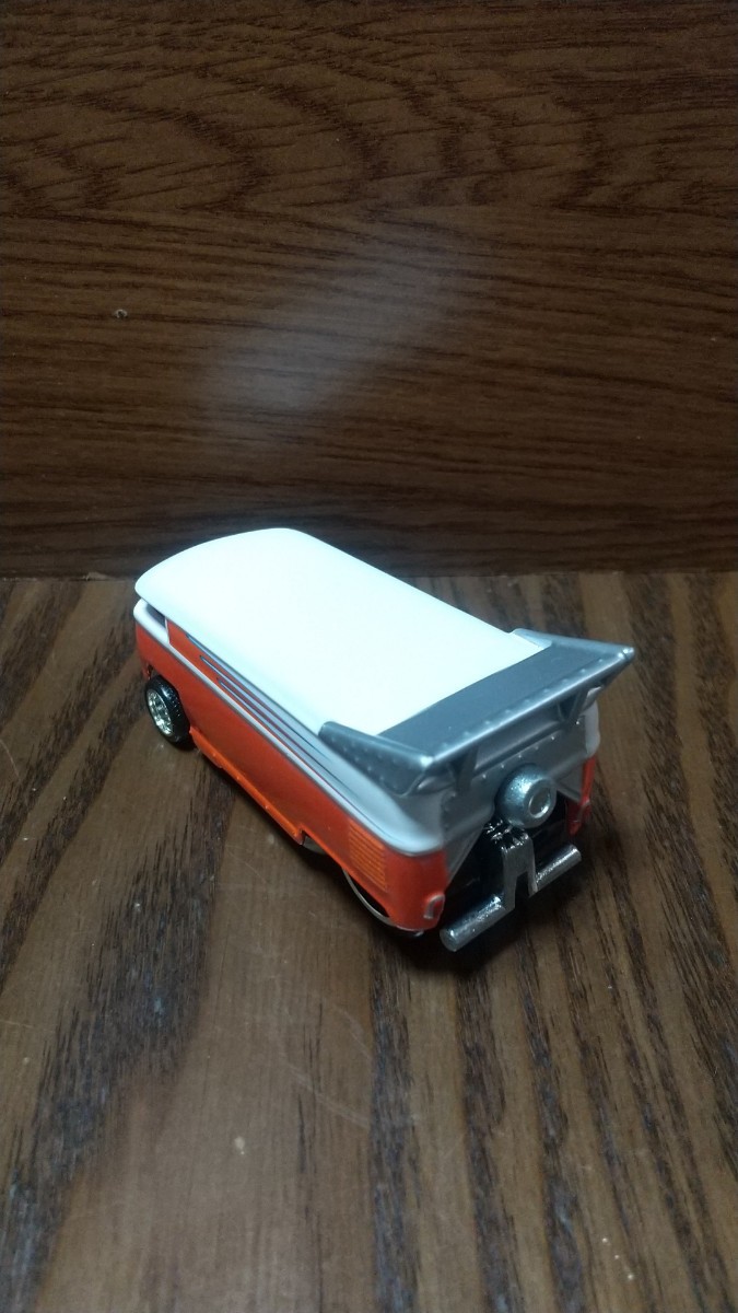 HotWHeels VW BUS Volkswagen フォルクスワーゲン バス ホワイトxオレンジ_画像3