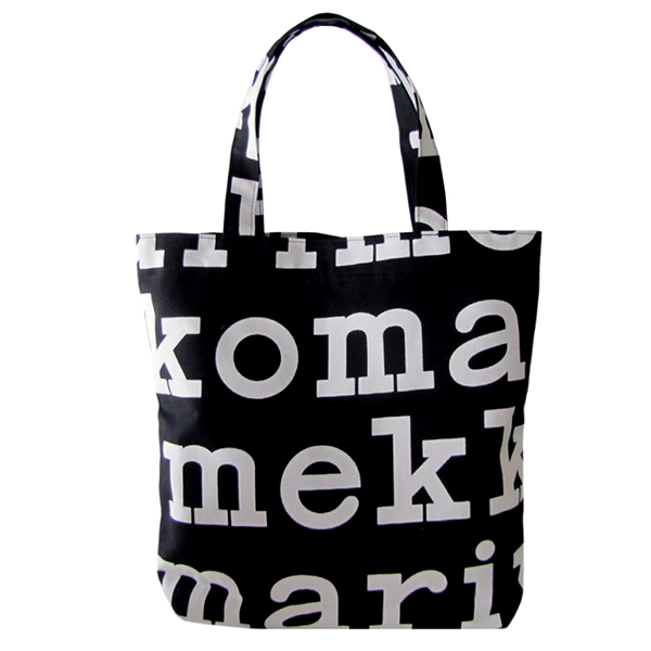 【新品 未使用】マリメッコ MARIMEKKO トートバッグ レディース 047312-911 LOGO NOTKO ブラック