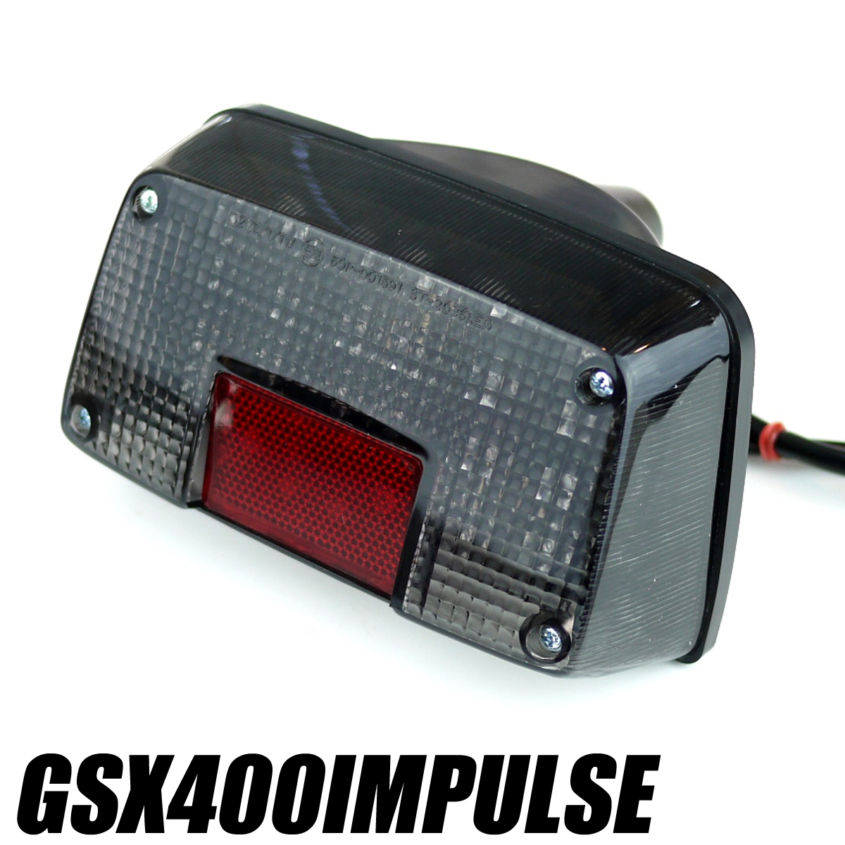 GSX400インパルス用LEDテールランプ スモークGK79A GK7CA IMPULSE ポン付けLEDテール◇_画像2