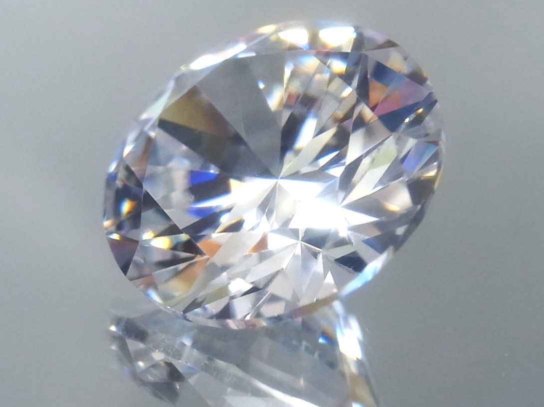 20.76ct 15mm 究極のExcellent cut 特大キュービックジルコニア 理想的なラウンドブリリアンカット 人の手が一切触れていない完全未使用品_画像7