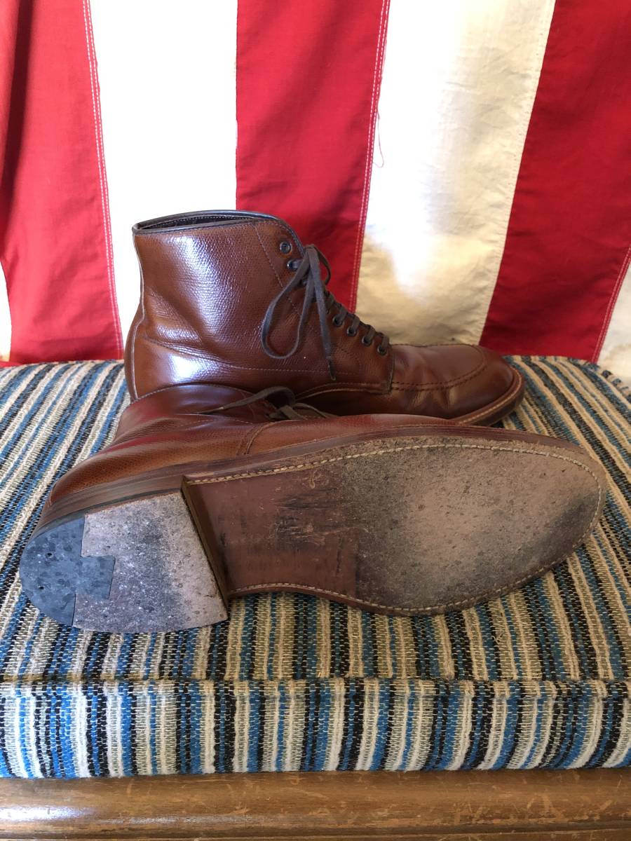 Alden Indyboots インディブーツ　ブラウン　シボ革　Size7 1/2 箱、付属品なし_画像7