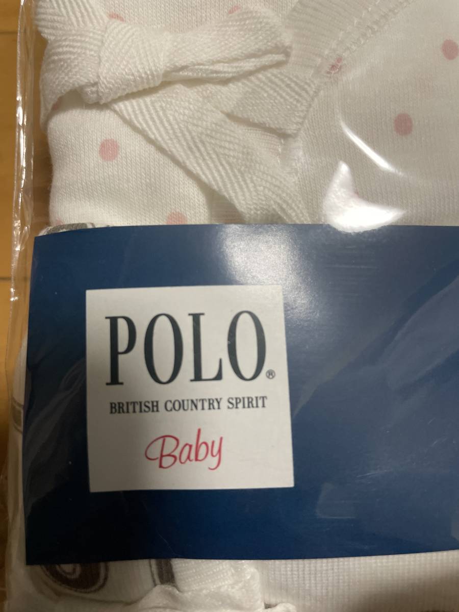 free shipping!! new goods unused POLO Polo 50~60 newborn baby underwear 5 point set ( short underwear 3* combi-coverall underwear 2) white / pink / gray baby under wear prompt decision 