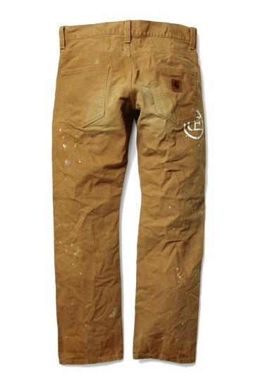 E☆uniformexperiment [10174］ CARHARTT DAMAGED BRONCO デニム　30_画像1