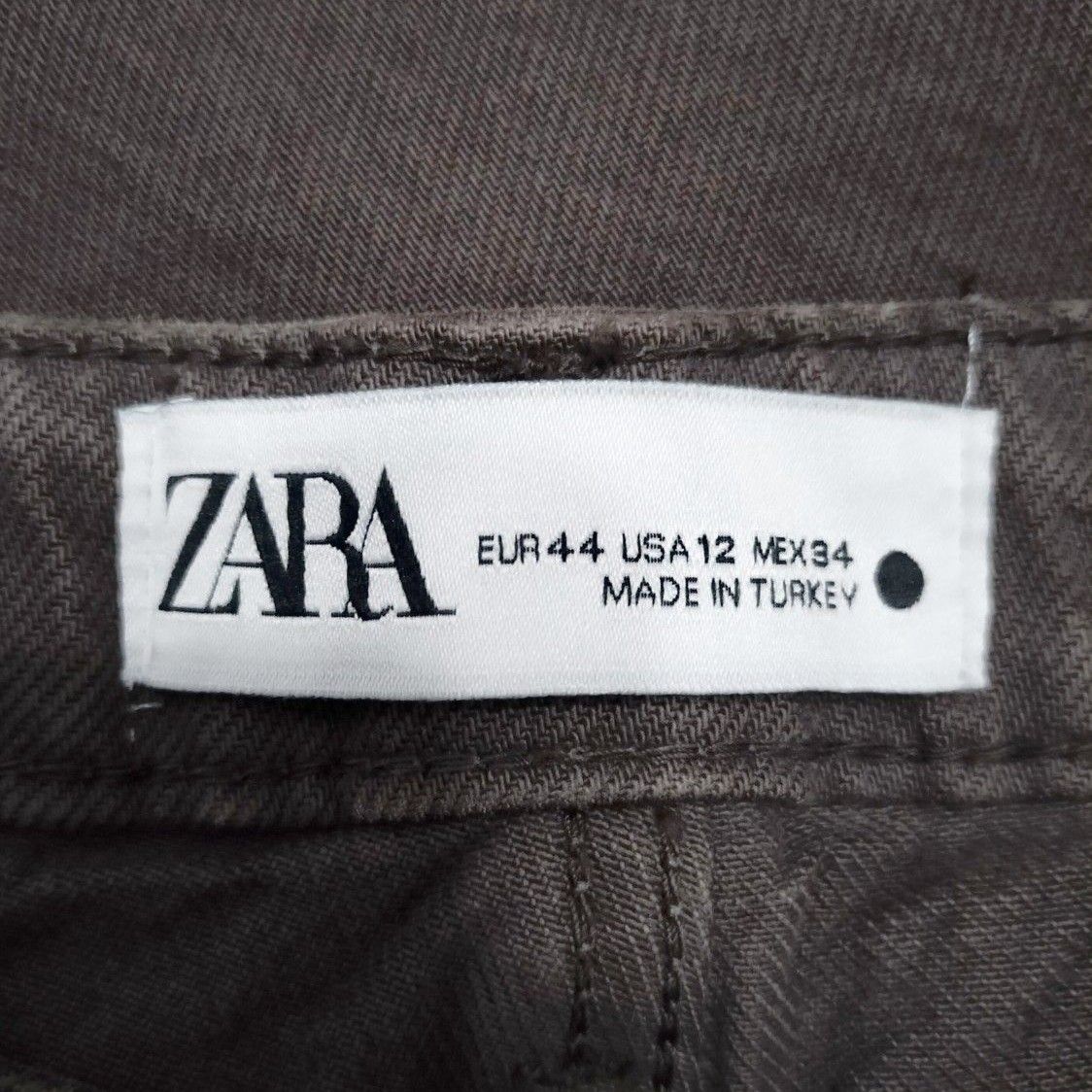 【未使用品タグ付き】ザラ ZARA 裾スリット デニム パンツ