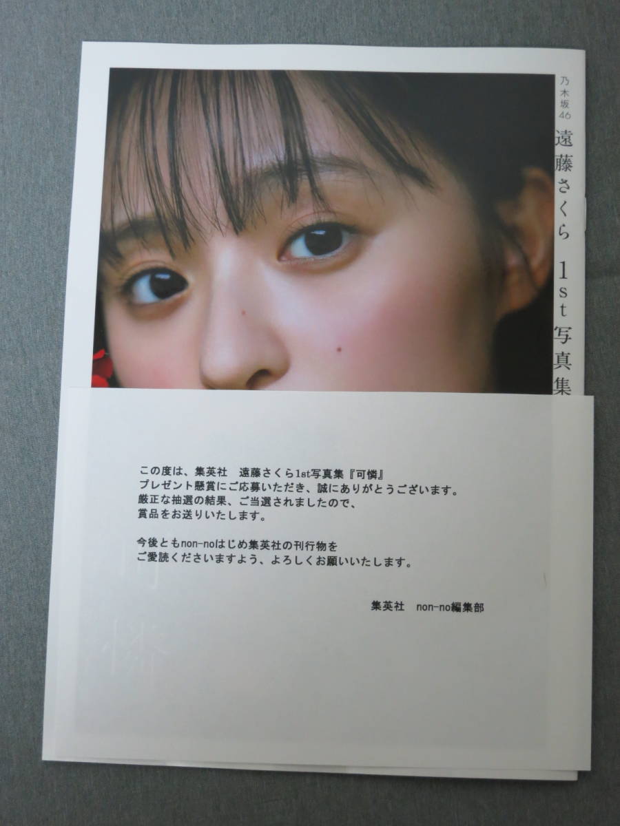 遠藤さくらアザーカットミニブック1st写真集可憐乃木坂46 アザーカット