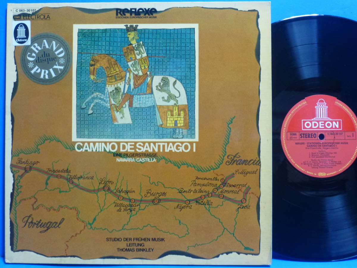 LP カミーノ・デ・サンティアゴ Ⅰ トーマス・ビンクレー CAMINO DE SANTIAGO 独盤 EX / NM- 声楽 古楽_画像1