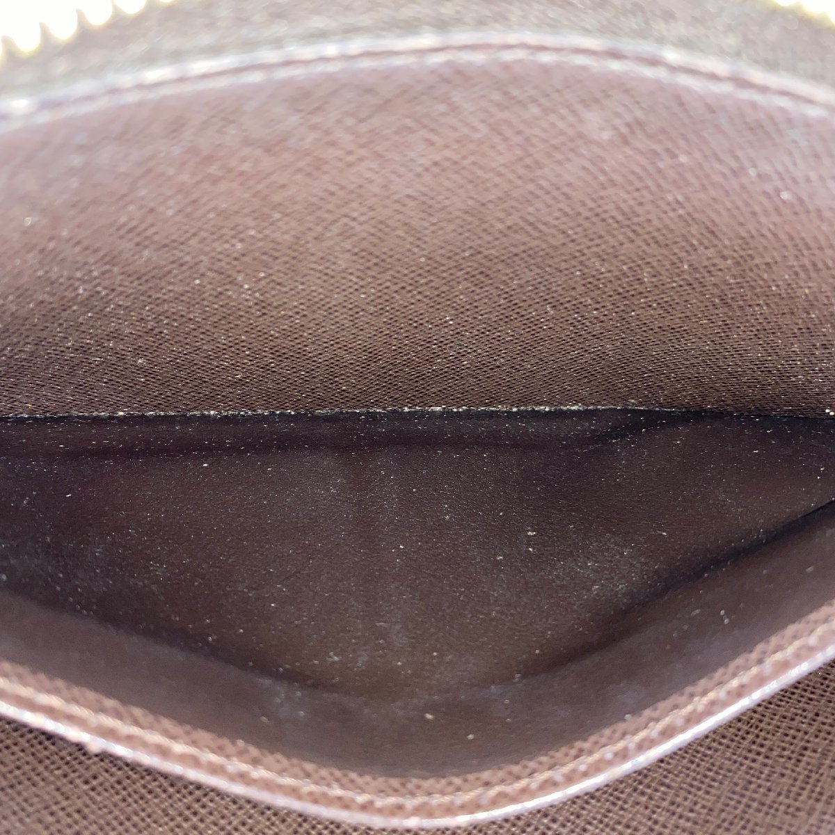 【1円～】ルイヴィトン LOUISVUITTON 財布 長財布 ダミエ ジッピー ラウンドファスナー N41661 CA0171 レザー ブラウン 中古_画像5