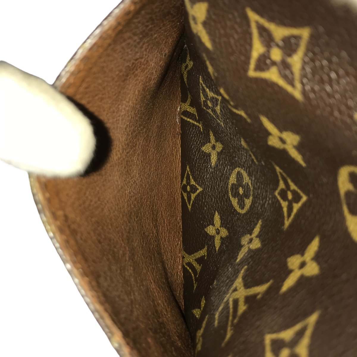 【1円～】ルイヴィトン LOUIS VUITTON バッグ ショルダーバッグ 旧型 ダヌーブ M3552 モノグラム レザー ブラウン 中古_画像9