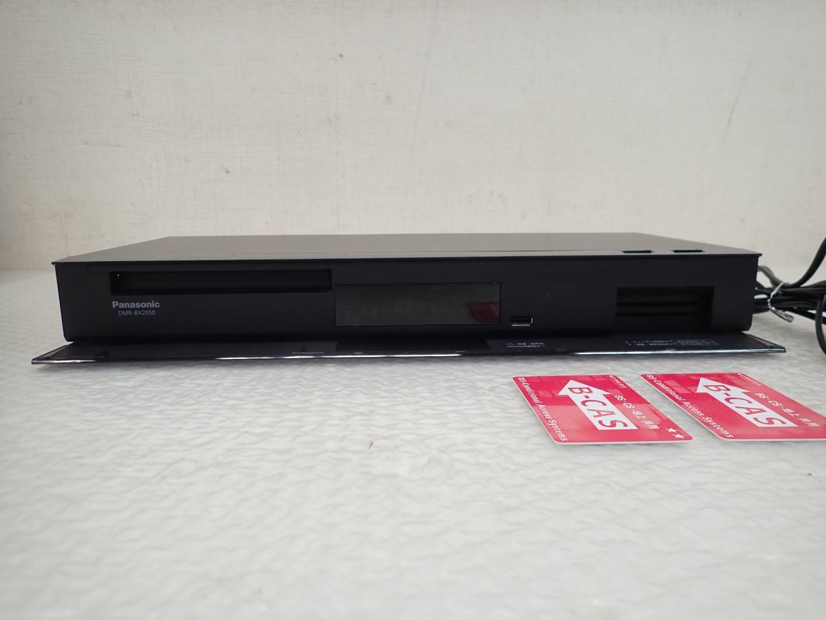 ☆D094-100　Panasonic DMR-BX2050 パナソニック ブルーレイディスクレコーダー 2TB 2019年製　中古現状品　B-CASカード付属　リモコンなし_画像9