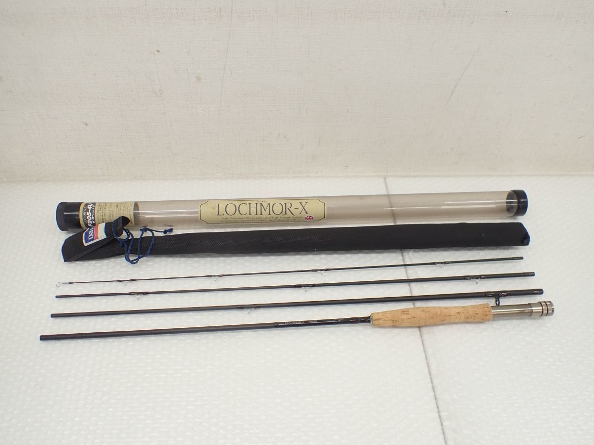 ☆D212-100　ダイワ DAIWA、ロッホモアＸ LOCHMOR-X F905-4U　英国製カーボンフライロッド　ケース付き　Daiwa Sports UK_画像1