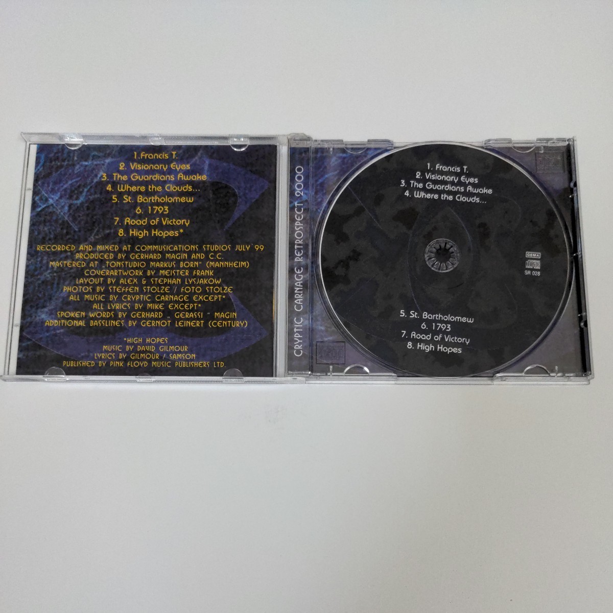 Cryptic Carnage　Germany　メロディック・ゴシック・デスメタル　ヘヴィメタル　Melodic Gothic Death Heavy Metal　輸入盤CD_画像4