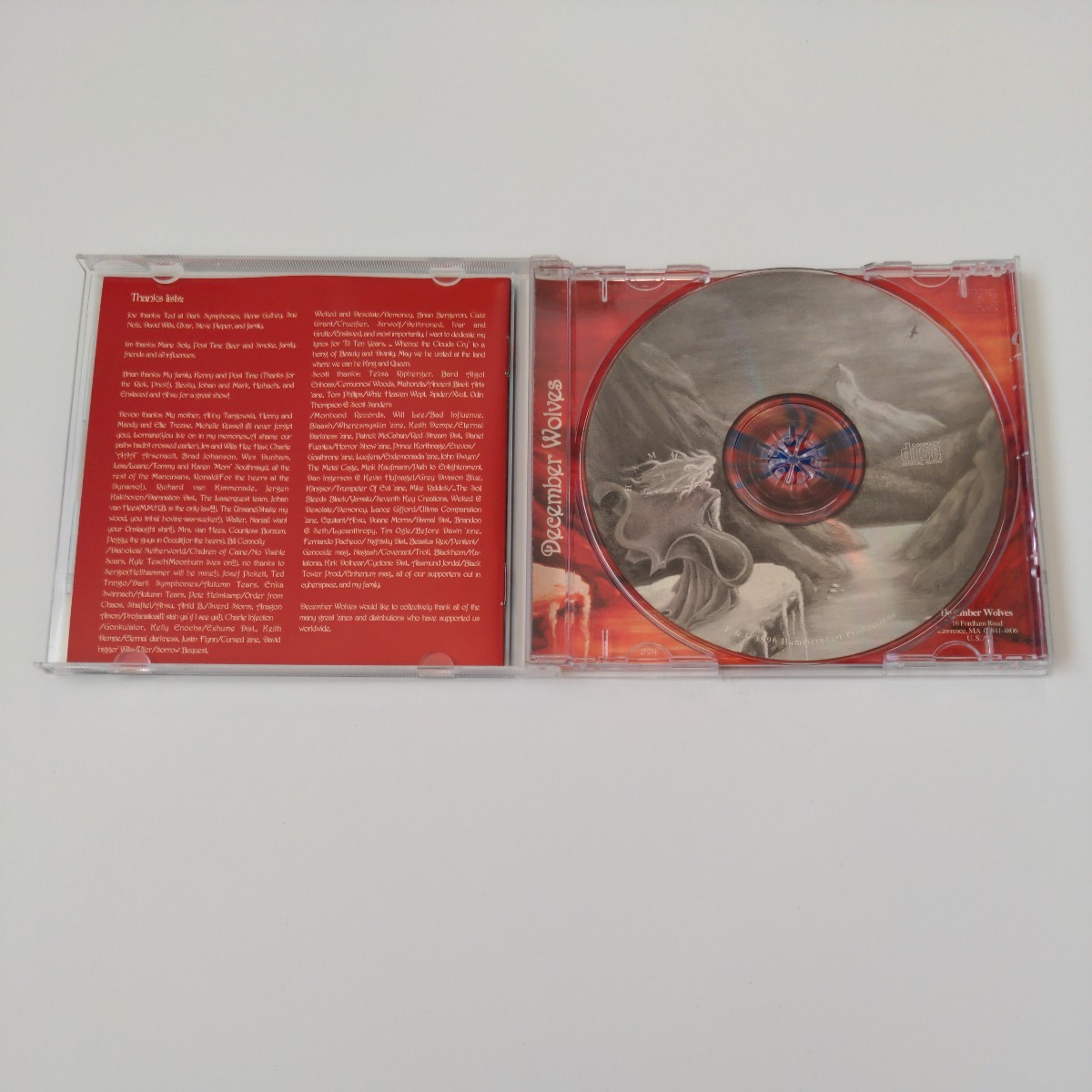 「1stプレス」DECEMBER WOLVES　US　デス・ブラックメタル　ヘヴィメタル　Death Black Heavy Metal　輸入盤CD　1st_画像4