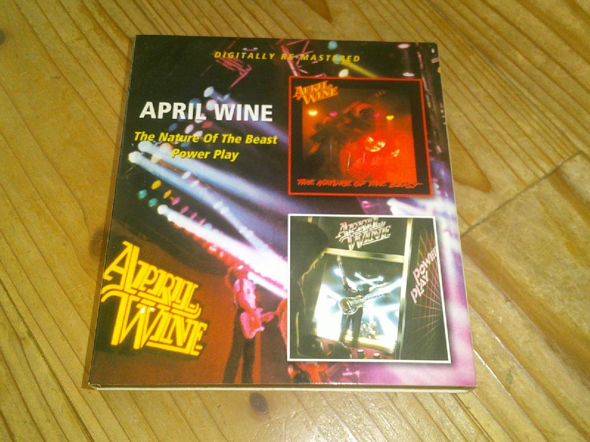 CD：APRIL WINE THE NATURE OF THE BEAST POWER PLAY エイプリル・ワイン：2枚組：外箱付：デジタルリマスター：2012年発売盤の画像1