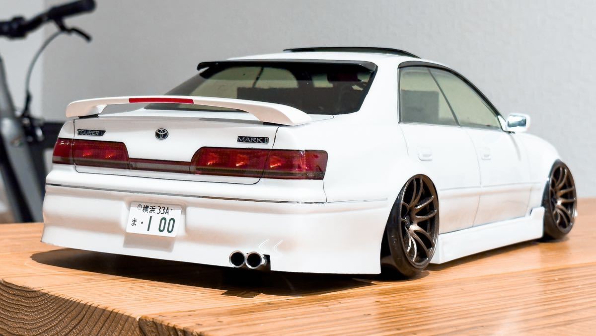 RC-ART JZX100系マークIIボディサイドステップ3Dグリルステッカー 1/10 RC-ART トヨタ JZX100 マークⅡ ツアラーV ボディ 神奈川