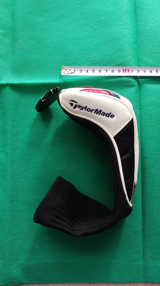 ★★テーラーメイド TaylorMade ヘッドカバー　5W用 （白×黒）E33_画像7