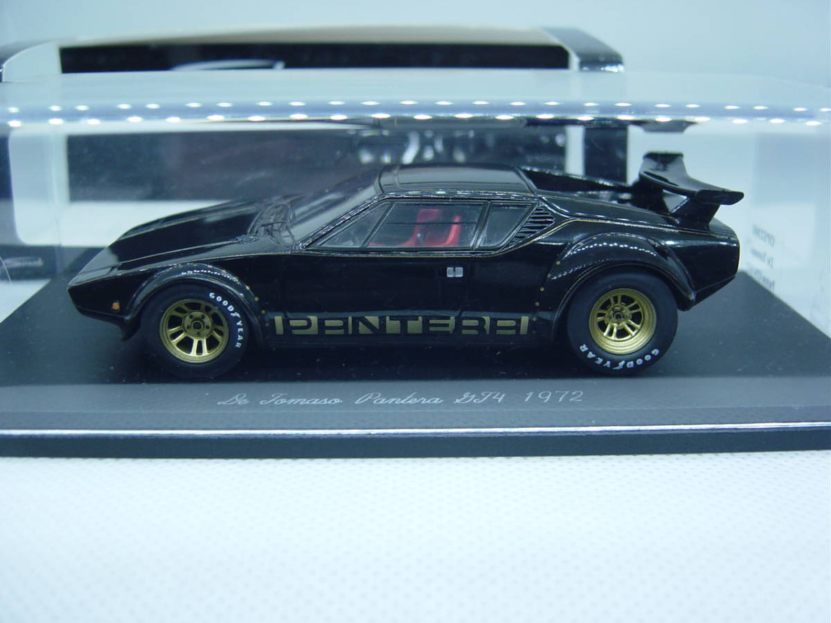  стоимость доставки 350 иен ~ spark специальный заказ модель 1/43 De Tomaso Pantera GT4 1972 Black/Gold de tomaso хлеб te-la