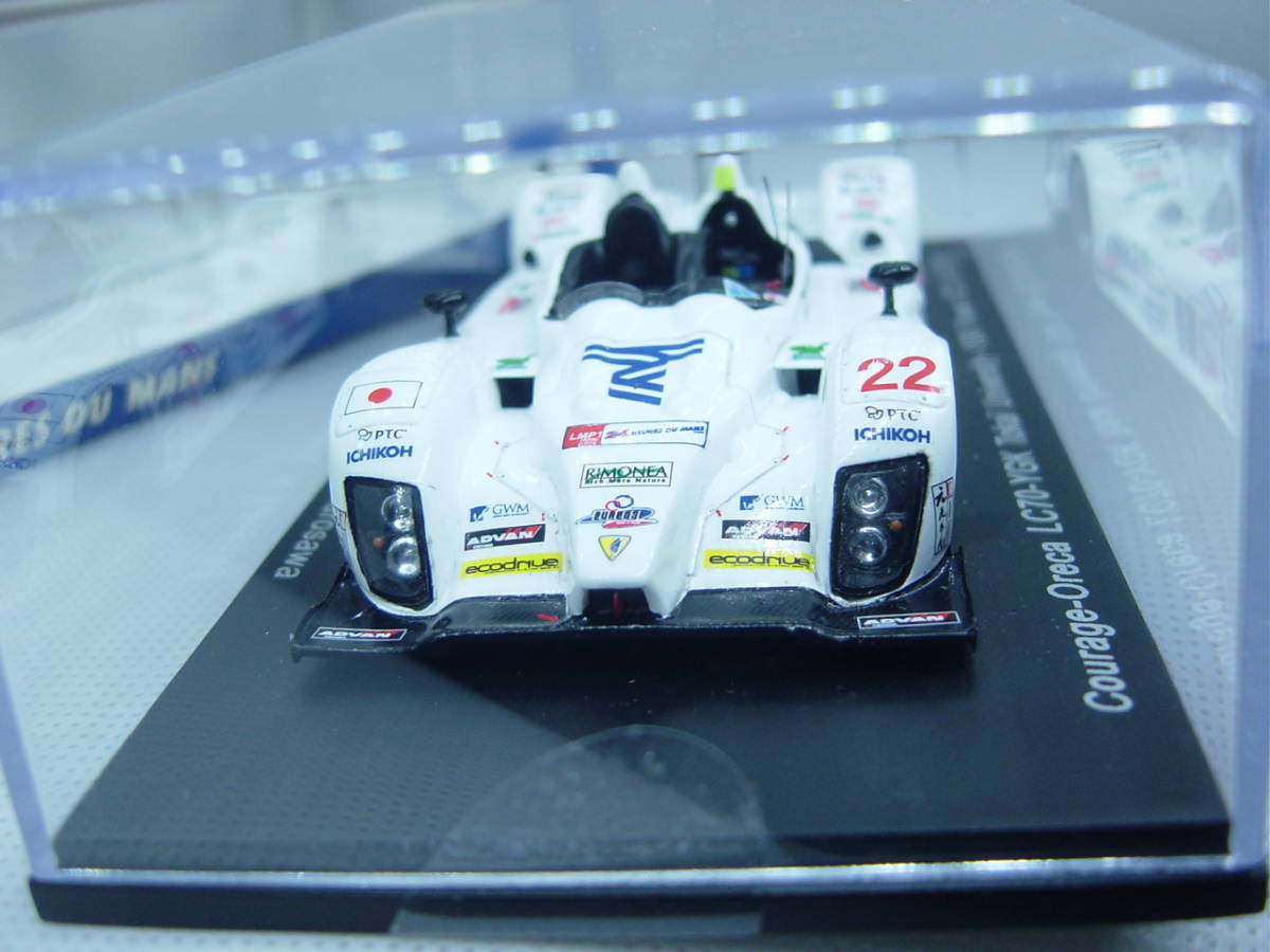 送料350円～ spark 1/43 Courage Oreca LC70 YGK Tokai University YGk Power LM P1 2008 #22 T.Suzuki/M.Kageyama/H.Kurosawa ル・マン_画像4