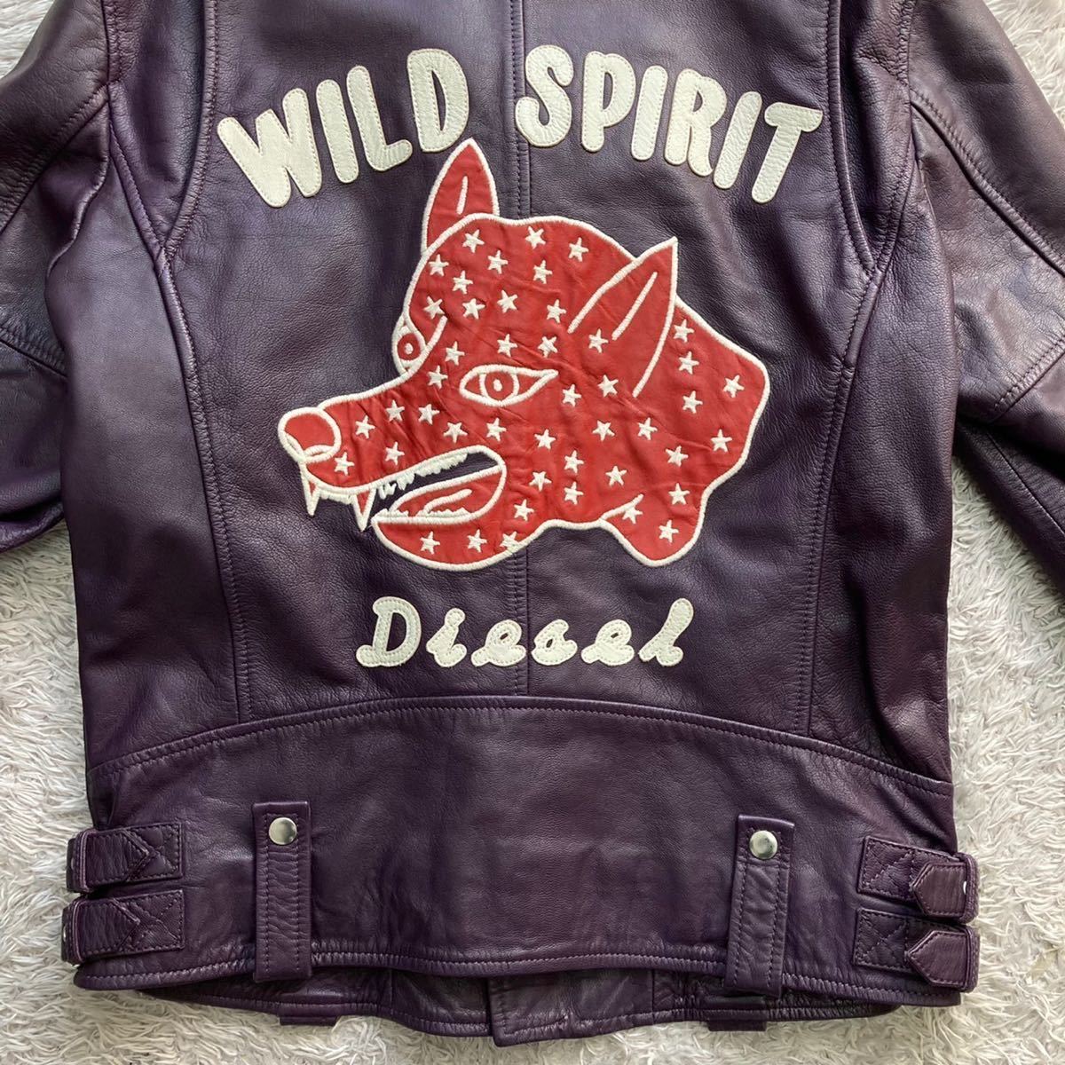 希少 未使用級 L DIESEL ディーゼル ライダースジャケット 希少 未使用級 L DIESEL ディーゼル ライダースジャケット