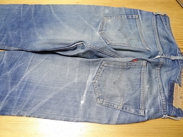 希少 ビンテージ Levis 501 66前期 スモールe デニム ジーンズ 刻印6 レトロ 当時物 現状_画像5