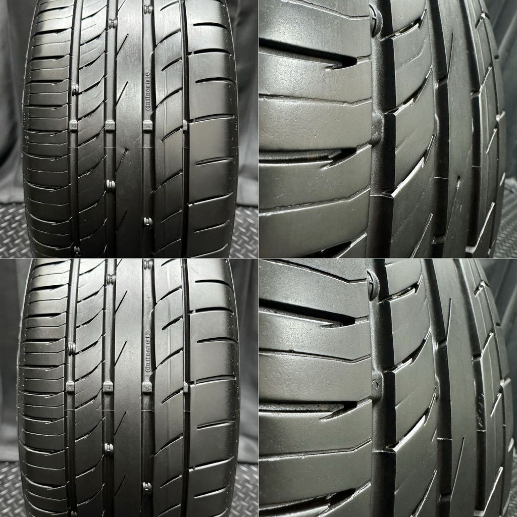 21年製深溝★Continental ContiMaxContact MC5 215/50R17&ボルボ純正アルミ 4本 №B240124-B4 V40 V60 S60等 検:ホイールセット*205/50R17_画像2