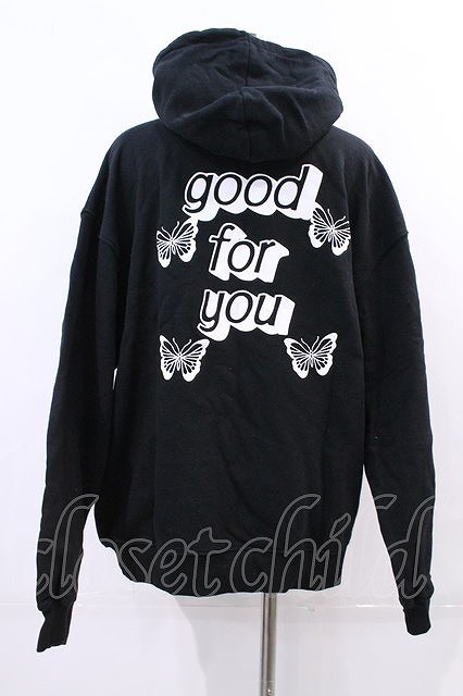 Candy Stripper / GOOD FOR YOU SWEAT HOODIE 2 黒 I-24-01-21-052-PU-TO-HD-ZI_画像2