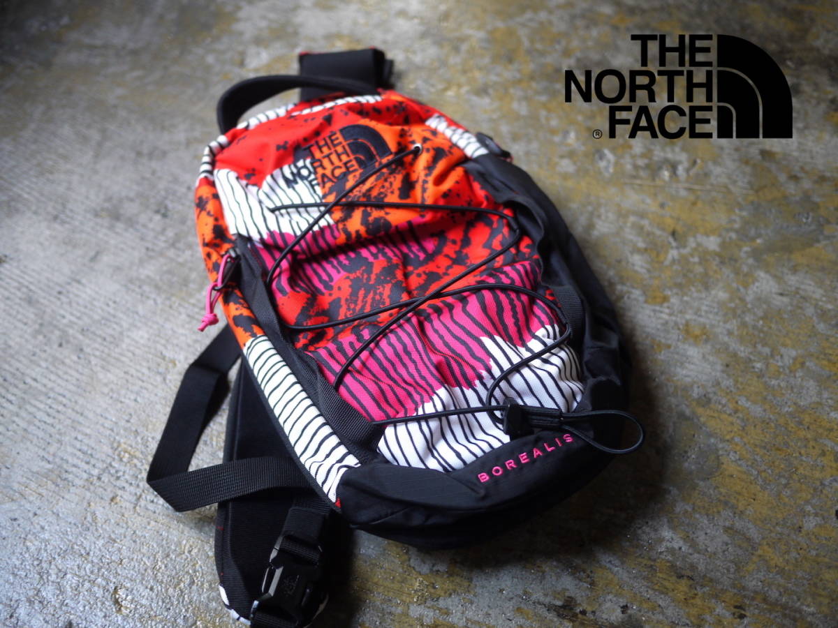 US購入 新品 /ノースフェイス 肩掛け ボディバッグ / ポーチ ショルダーバッグ THE NORTH FACE BOREALIS SLING 総柄_画像1