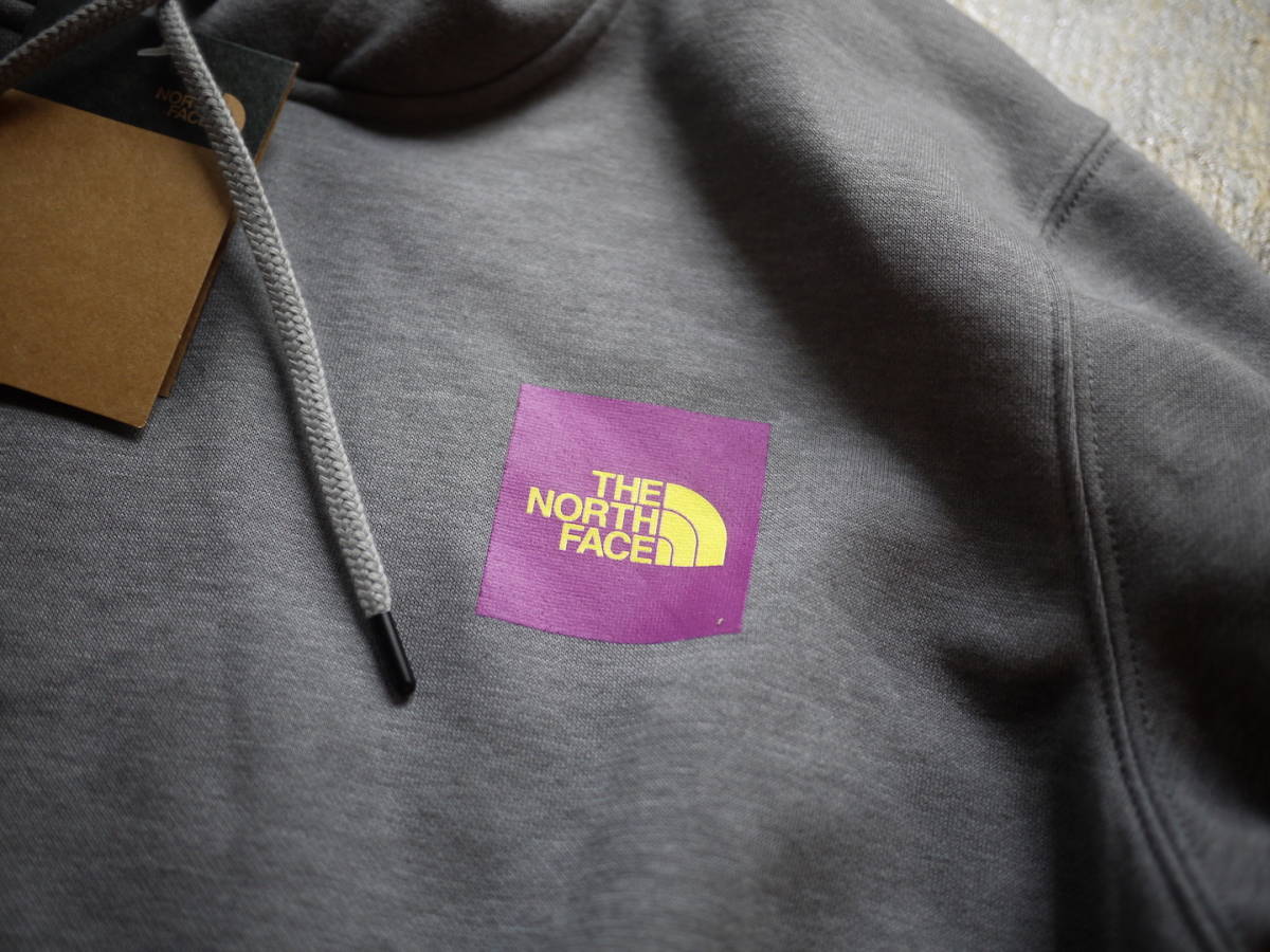 US購入 新品 XL/ノースフェイス グラフィック ロゴ スウェット パーカー THE NORTH FACE BRAND PROUD HOODIE グレー_画像6