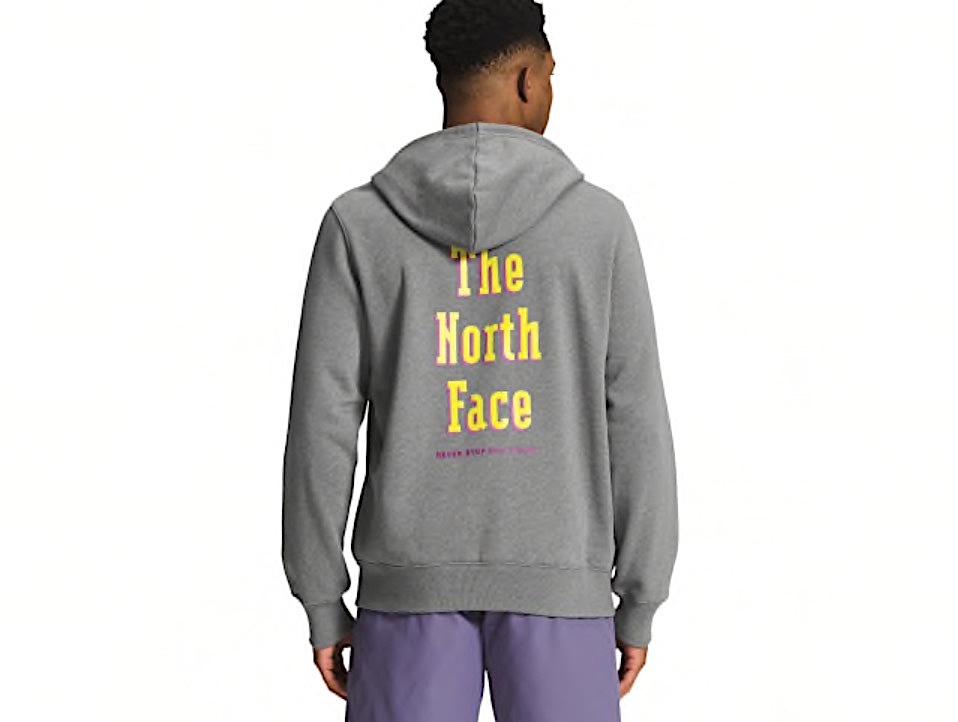 US購入 新品 XL/ノースフェイス グラフィック ロゴ スウェット パーカー THE NORTH FACE BRAND PROUD HOODIE グレー_画像8