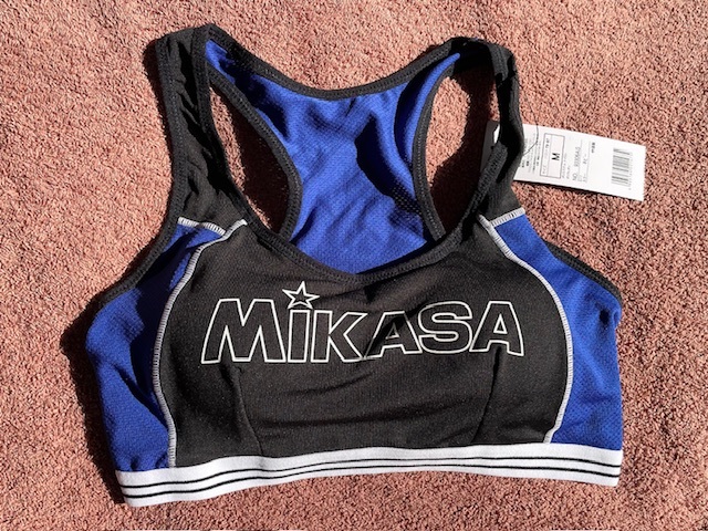 MIKASAmikasa sports bra shorts set M size blue