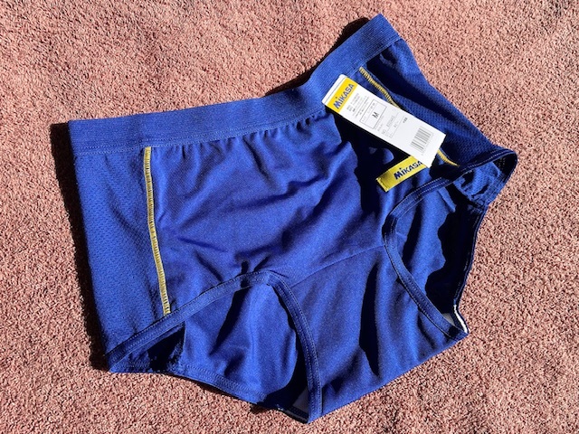 MIKASAmikasa sports bra shorts set M size blue